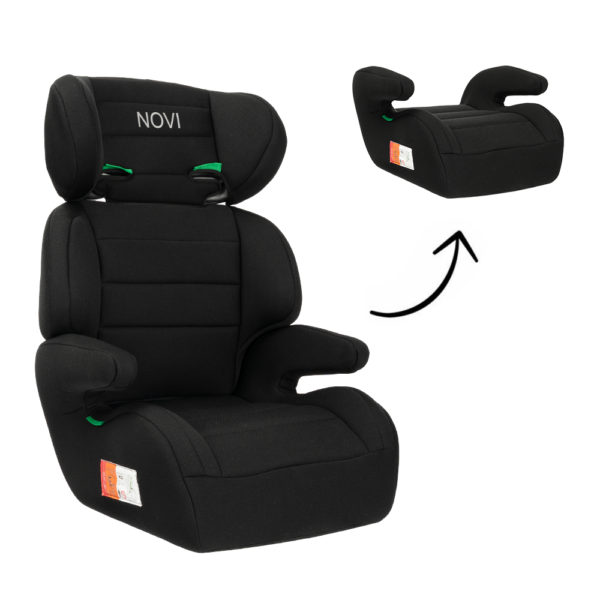 Autostoel Novi Charly Premium i-Size Gordel Black