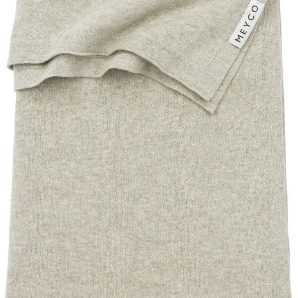 Deken Wieg Meyco Knit Basic Sand Melange