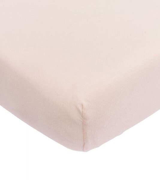 Hoeslaken Ledikant Meyco Soft Pink 60x120