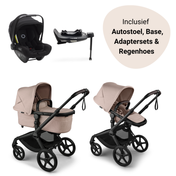 Kinderwagen Bugaboo Fox5 Renew 3-in-1 Black/Desert Taupe Melange
