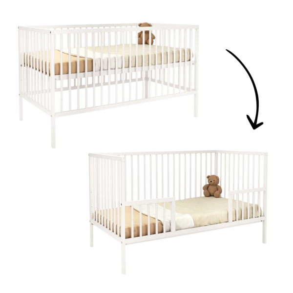Meegroei Ledikant Colorfull Home Diana Linea Classic 70x140 White